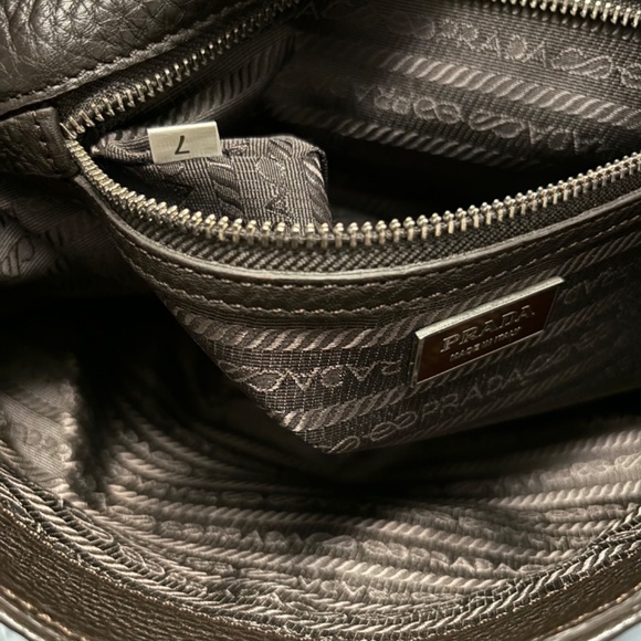 Authentic Vintage Prada Leather Buckle Bag - Picture 3 of 4